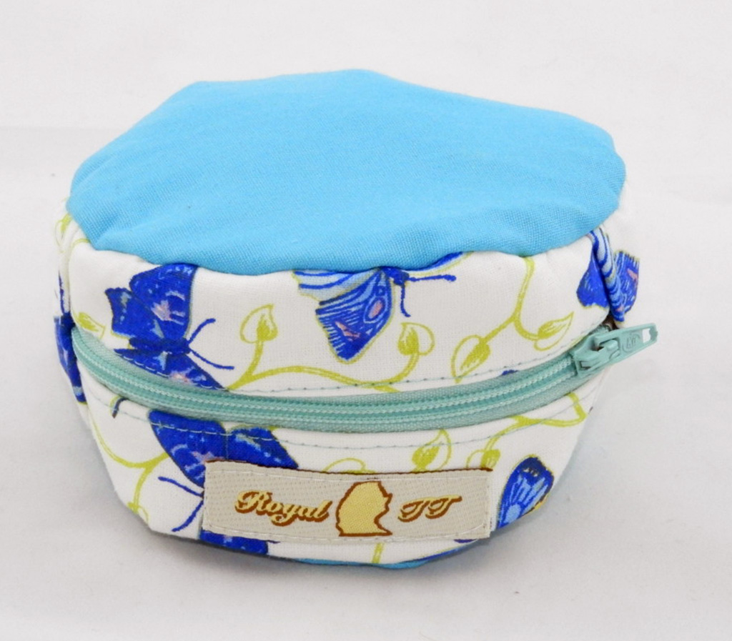 Porta-moedas Tecido Estampa Borboleta