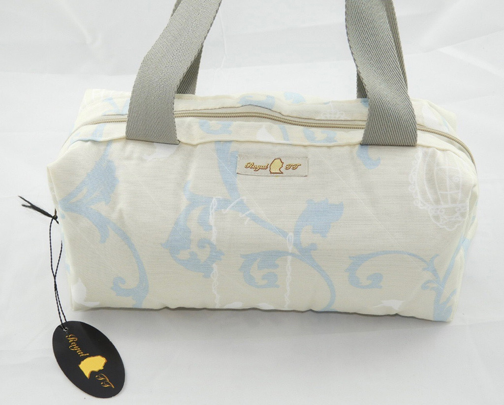 Bolsa de Passeio Tecido Acquablock Estampa Pássaros e Alça Chic